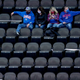 Fans at a scaled-back Kansas/George Mason game in January. The tournament will look something like this.